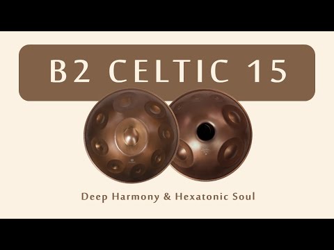 Video performance of Stainless Steel Handpan Low SCALES - B Celtic - 15 Notes