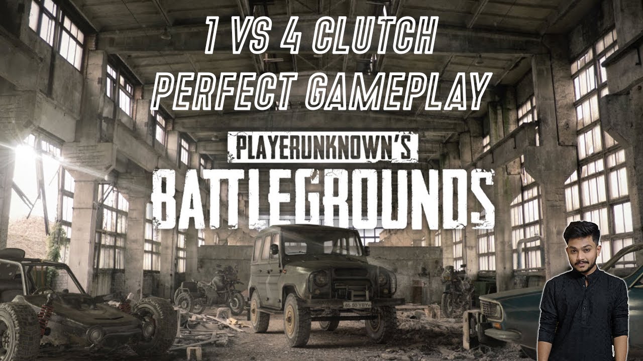 My teammates are shocked after watching this 1 vs 4 clutch | PUBG ...
