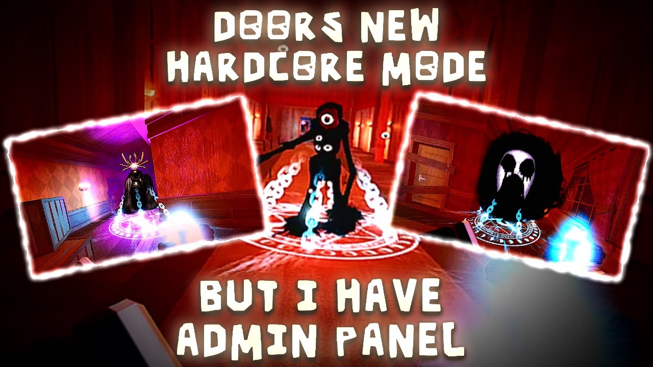 I Got ADMIN PANEL in NEW DOORS HARDCORE MODE | New DOORS HARDCORE MODE Every Entity Crucifix Uses
