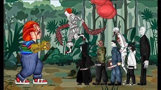 Chucky Doll vs IT Pennywise, SLENDERMAN, jason , ghostface, jeff killer, michael, scp 096 [d2].