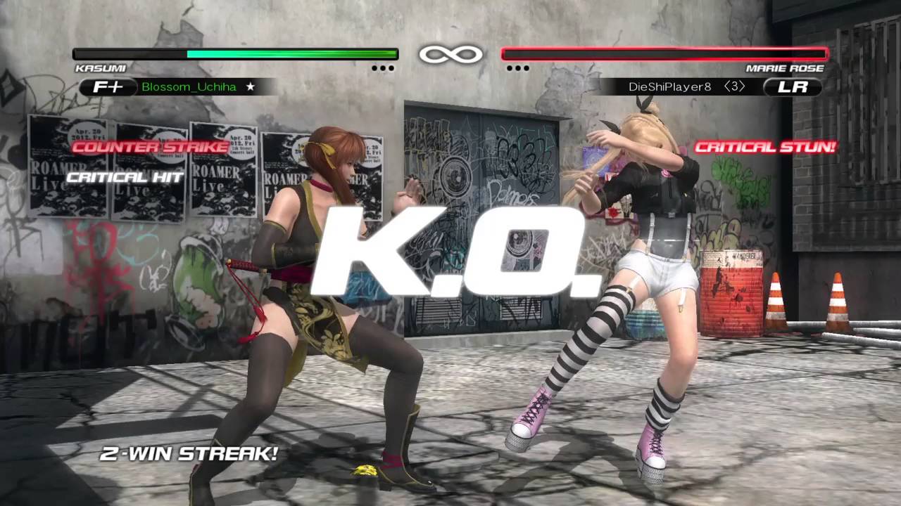DEAD OR ALIVE 5 Last Round Kasumi (Blossom_Uchiha) Vs Marie Rose ...