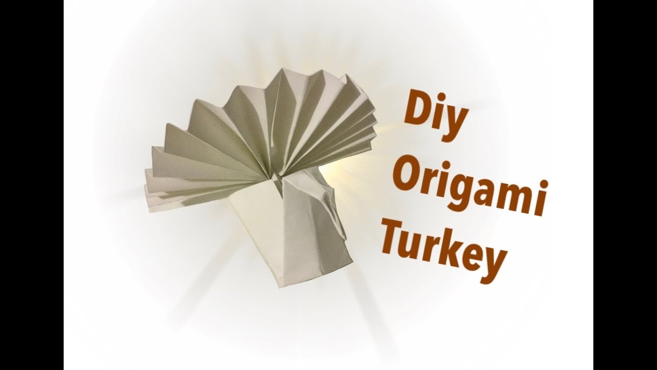 Easy Origami Turkeydiy Origami Turkeys Youtube