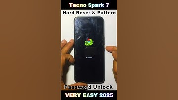 tecno spark 7 hard reset 2025 || factory reset ,password reset  || tecno spark 7 remove pattern lock
