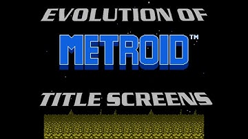 Evolution of Metroid Title Screens (1986 - 2017)