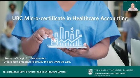 UBC Micro-certificate in Healthcare Accounting