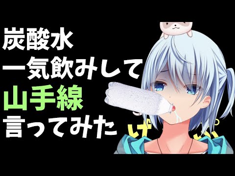 【げっぷ音加工】炭酸一気飲みして山手線一周言ってみた【おまけ有】