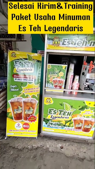 Paket Usaha Murah Minuman Es Teh Kekinian||#franchisemurahnabil