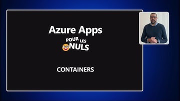 Azure Apps Pour Les Nuls - Containers