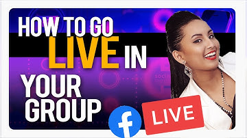 How to Go Live Within Your Facebook Group on Desktop | The Super Simple Way!