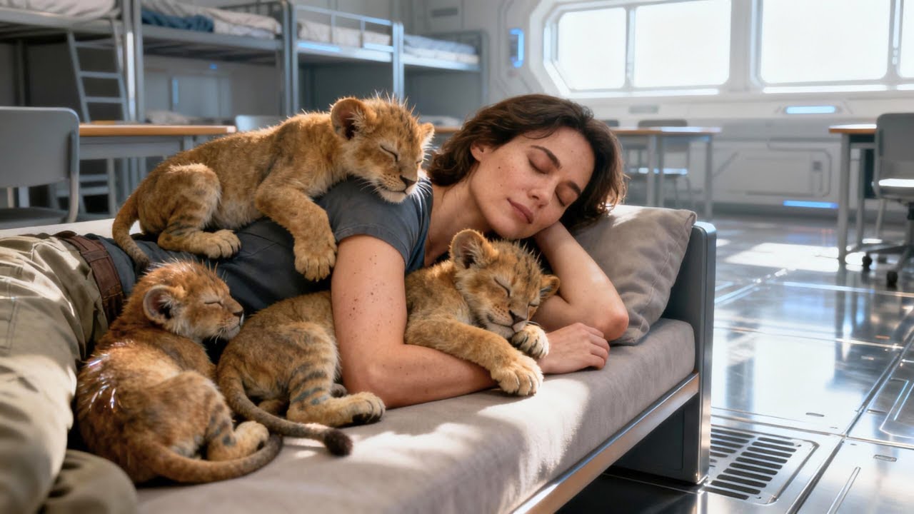The Predator Cubs Found the Human Napping — They Piled On Top Until She Couldn’t Move. | HFY