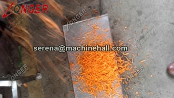 Industrial Carrot Slicing Cutting Machine Video|White Radish Slice Cutter for Sale