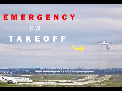 Plane Engine Explodes After Takeoff