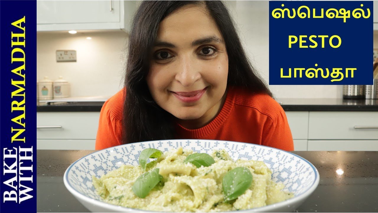 Silky PESTO PASTA Recipe In Tamil/ Homemade Pasta With Pesto Sauce