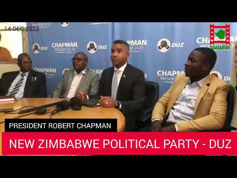 WATCH : Third force Zimbabwe Presidential Candidate Robert Chapman speaks