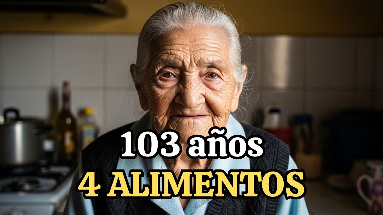 El hábito de los 103 años:4 alimentos, todos los días - Los médicos se quedan sin respuesta
