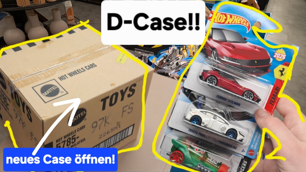 ENDLICH D-CASE!! Neues CASE im ALDI öffnen!! | Hot Wheels Hunting