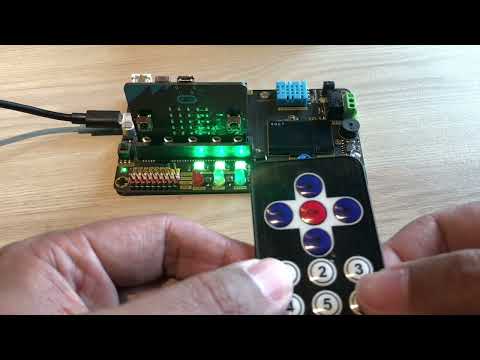 micro:bit 擴充板 ( EZ Start Kit ) - 紅外線遙控 RGB LED