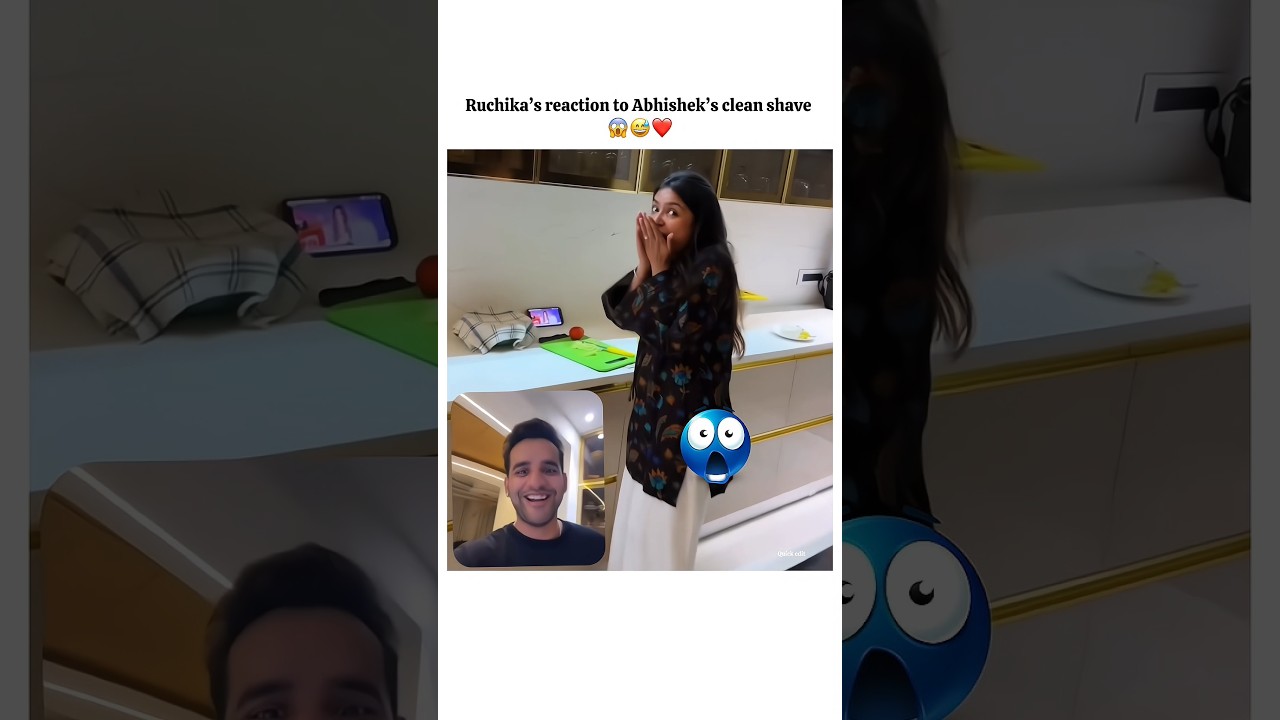 Ruchika's reaction was 😱🤣🎀 @FukraInsaan #ruchikarathore #abhishekmalhan #fukrainsaan