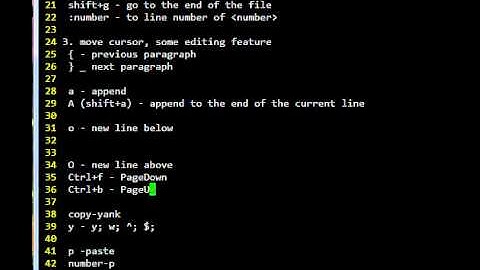 vim Tutorial 3 - copy, paste, delete and more