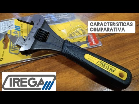 Llave ajustable irega SWO 99XS. adjustable wrench irega.increible llave francesa.