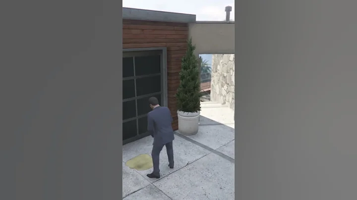What If You Pee On Michael, Trevor & Franklin's House Door In GTA 5 #gta #gta5ecrets #gtav