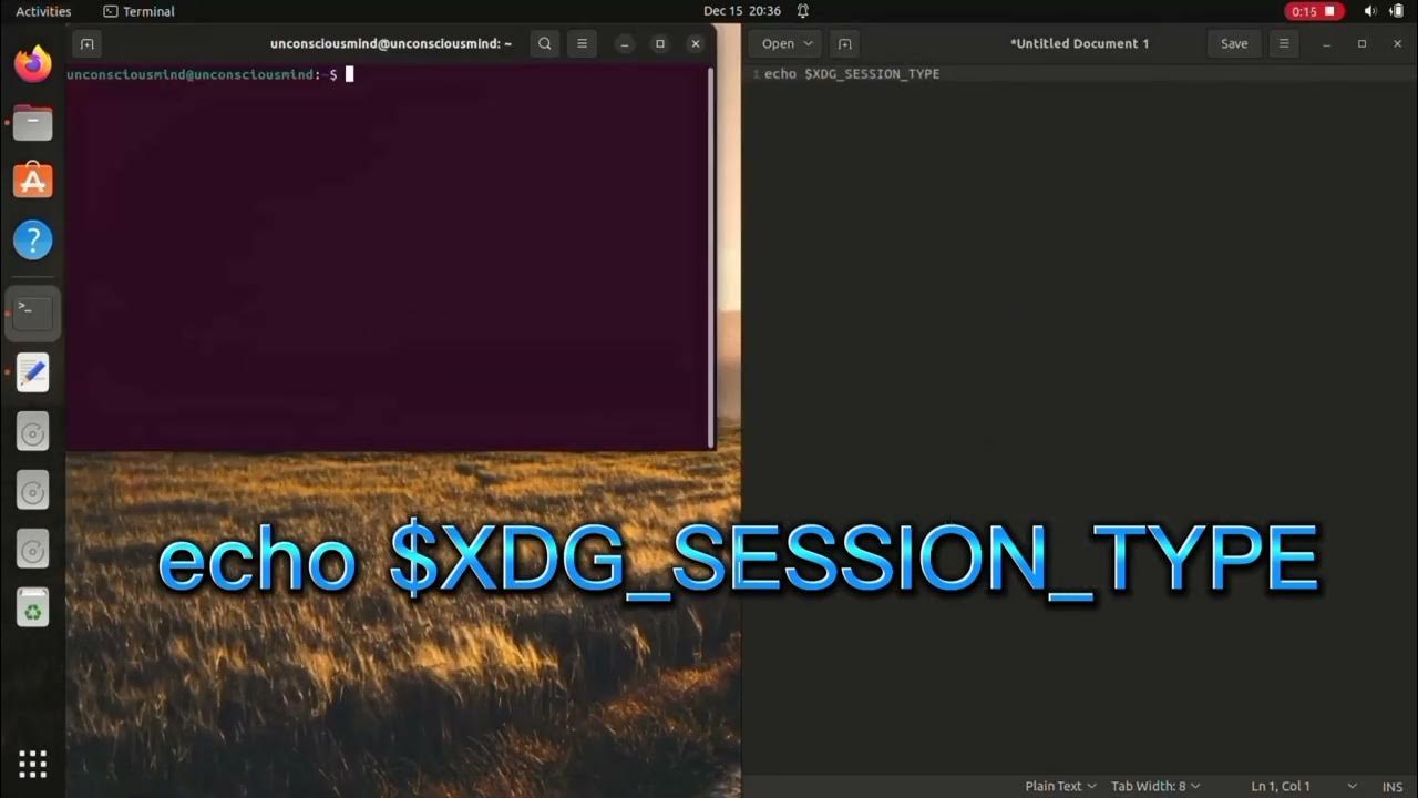 How to Check if you're using Wayland or YouTube