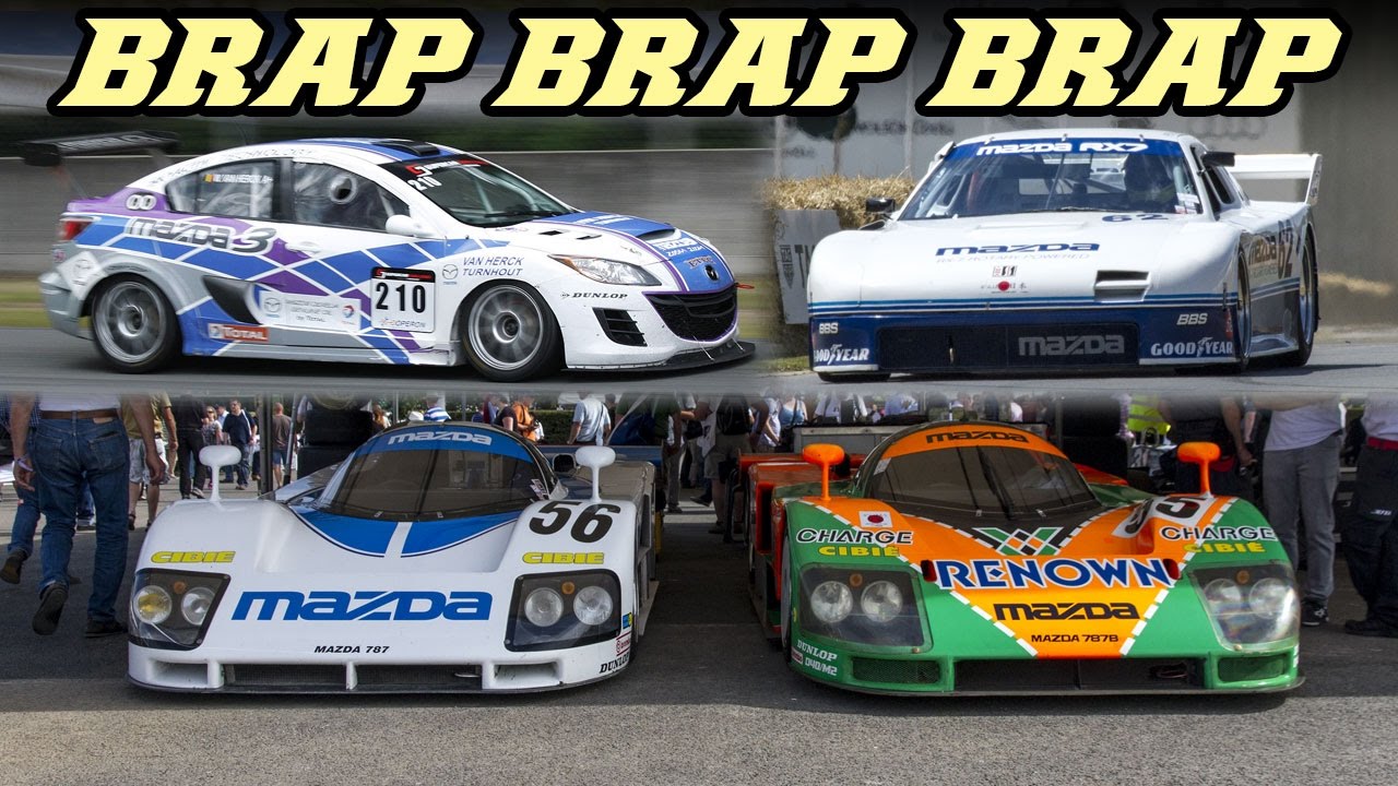 Mazda Rotary idle special - 787b, 767b, rx-792, RX-8, RX-3, 3 sedan 20b ...