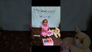 Happy 11th Month Birthday Tishnagi😘🥰♥️😍                             #babygirl #babyshort #babyvideo