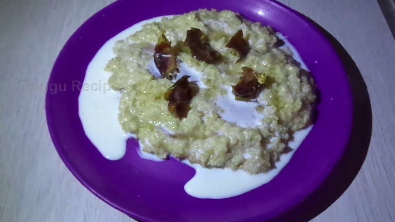 How To Make Oats Breakfast Recipe In Telugu Youtube