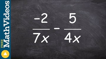 How to find the difference between two rational expressions with unlike denominators