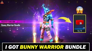 I Got Bunny Warrior Bundle In Free Fire   Bunny Warrior Bundle Return  Raistar Bundle