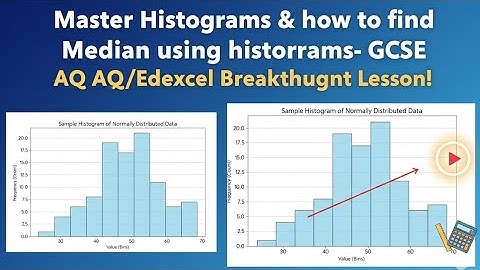 Master Histograms & how to find Median using histograms- GCSE AQA/Edexcel Breakthrough Lesson!