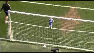 Branislav Ivanovic's son scores a goal.