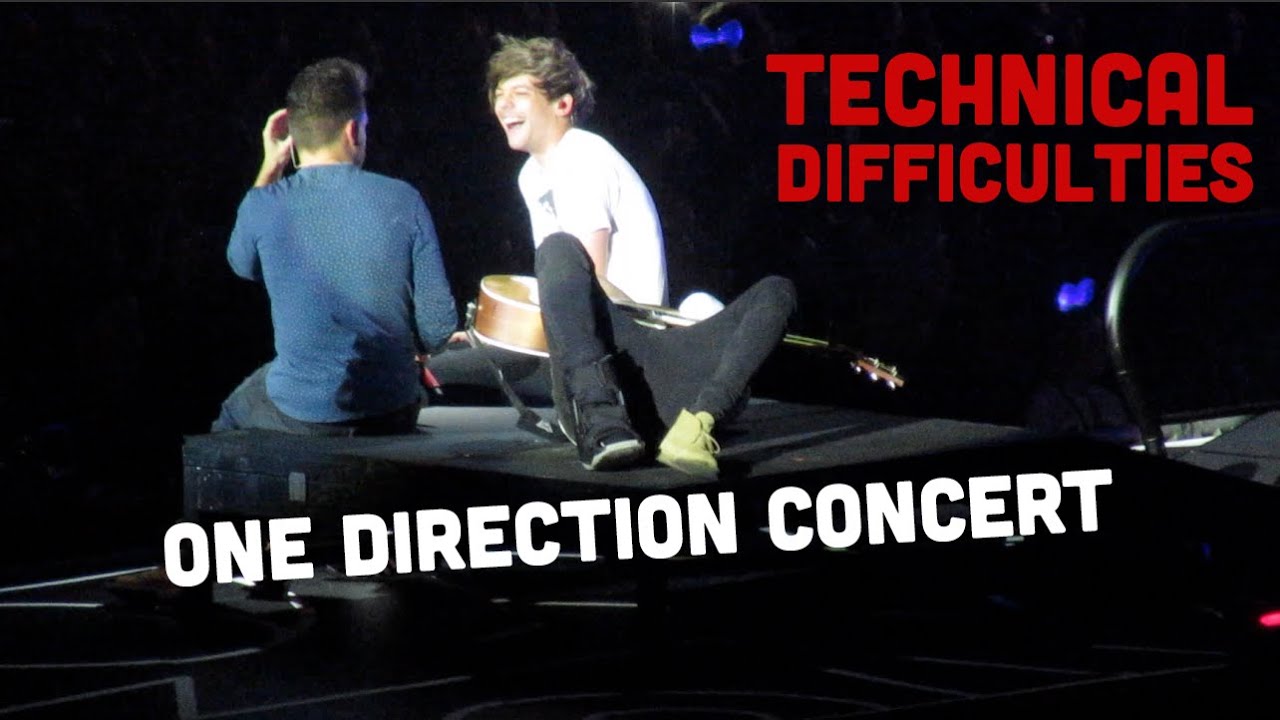 ONE DIRECTION - LIVE : HD - TECHNICAL DIFFICULTIES