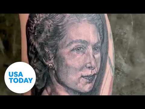 Queen Elizabeth II fans honor her life with tattoos | USA TODAY
