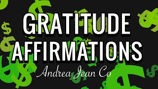 Famous 200+ Prosperity Gratitude Affirmations!!!  (Listen for 21 Days) | Andrea Jean Wealth