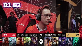 100 vs GG - Game 3 | Round 1 Playoffs S12 LCS Spring 2023 | 100 Thieves vs Golden Guardians G3