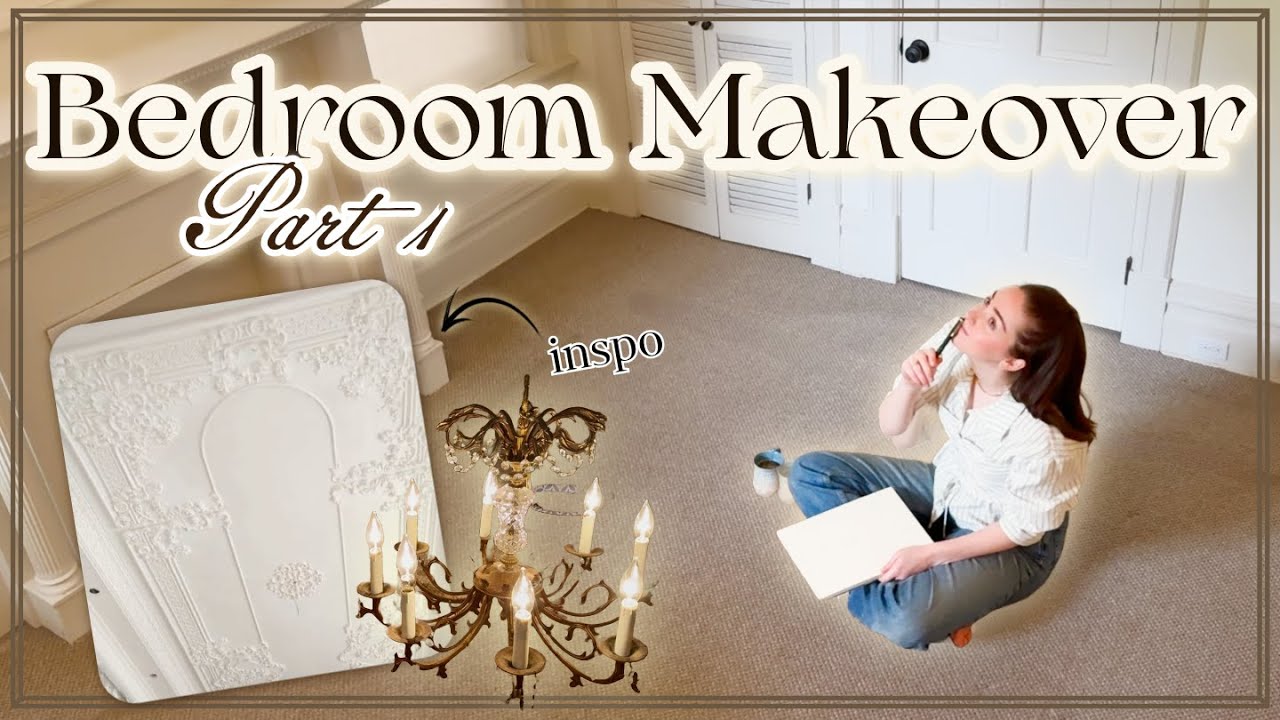 My *Dream* Bedroom Makeover | attempting to DIY this plaster ceiling - ep. 8#bedroommakeover#bedroom