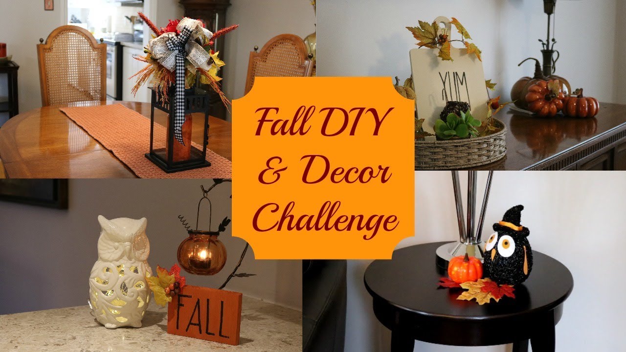 Fall DIY & Decor Challenge hosted by The DIY Mommy YouTube
