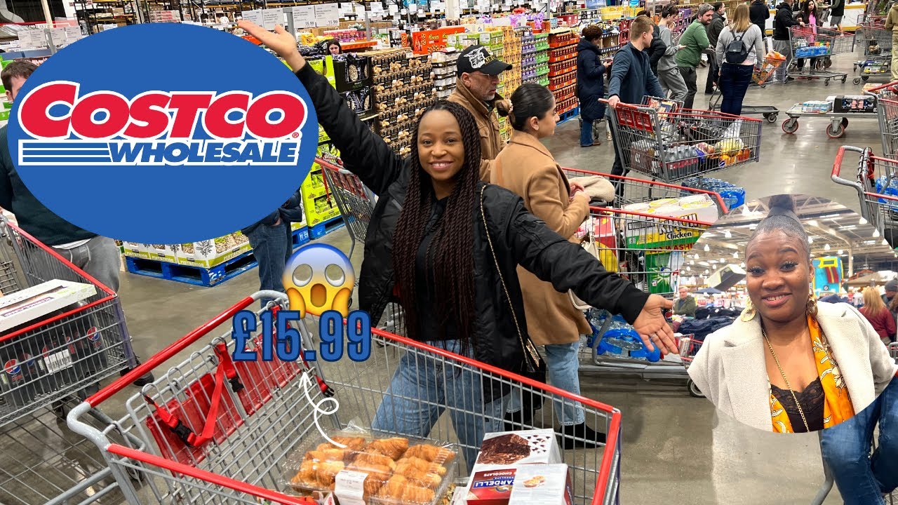COSTCO SHOPPING IN THE UK FOR THE FIRST TIME EVER | Huge Grocery Shopping Costco Haul