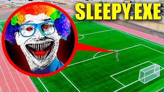 мой дрон снял SLEEPY.EXE в Реальной Жизни!