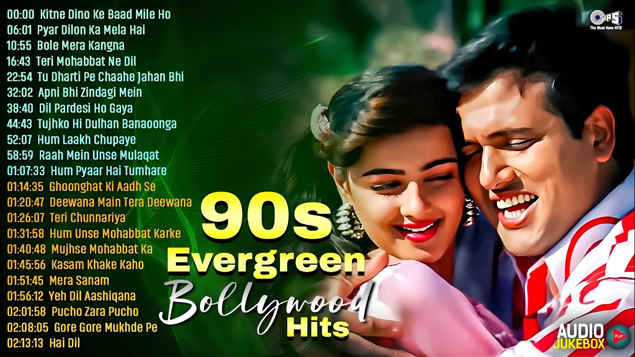 90s Evergreen Bollywood Hits ❤️ 90s Love Songs  90s Hits Hindi Songs  Old Songs Jukebox