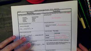 Weekly Language Review Q1:4 Tuesday