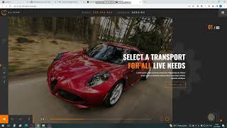 066 Website beautiful modern design. Cars. Slider. One Page. Animation. Responsive. Deploy.