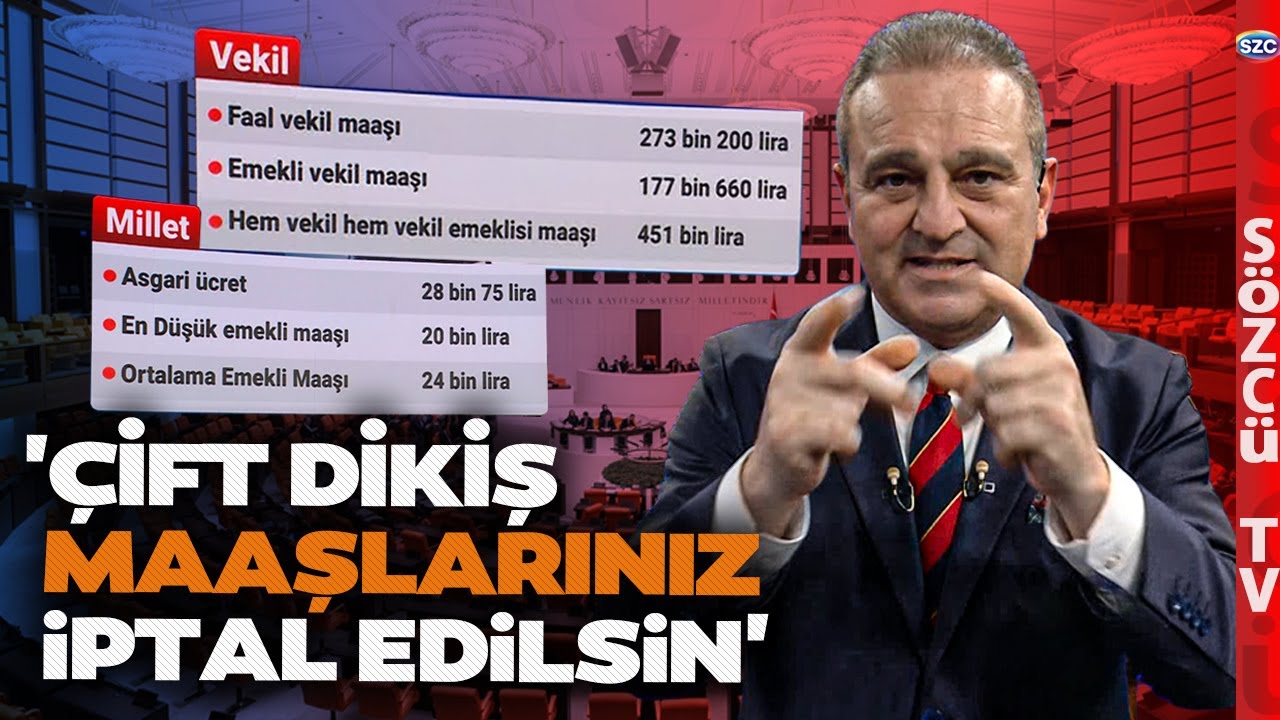 'Çift Dikiş Maaşlarınız İptal Edilsin' Ekrem Açıkel'den Vekillere Tarihe Geçecek Sesleniş