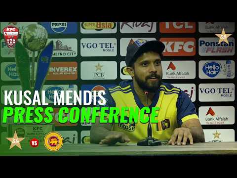 Sri Lanka Captain Kusal Mendis Pre-Series Press Conference | Pakistan vs Sri Lanka T20Is | MA2K