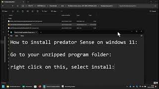 install Acer Predator Sense on windows 11 Helios 300 - JUST WORKS