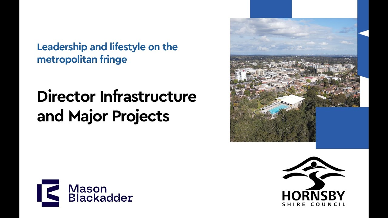 Hornsby Shire Council Director Infrastructure and Major Projects