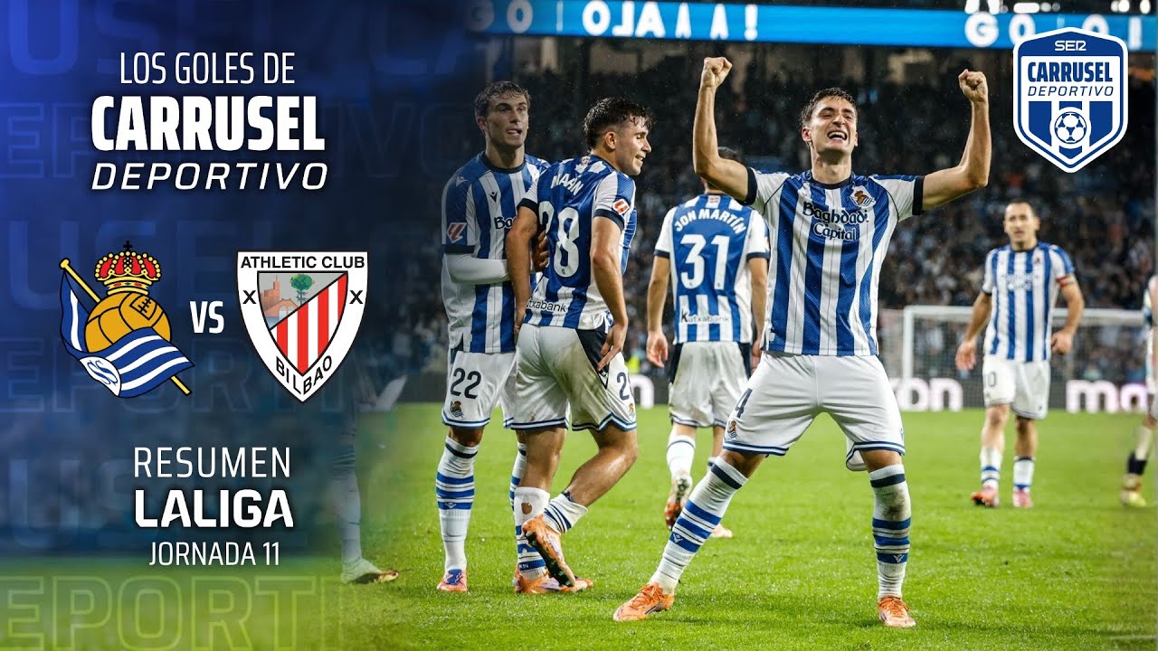 Gorrotxategi decidió el Derbi Vasco en el 92' - Resumen de goles del Real Sociedad 3-2 Athletic Club