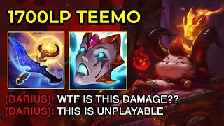 THIS DARIUS COULD NOT EVEN BREATHE VS MY TEEMO